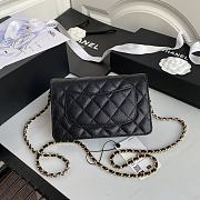 Forubags Chanel WOC Grained Calfskin Black - AP1794 – 19 cm - 5