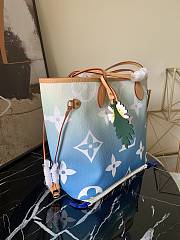 Forubags Louis Vuitton Neverfull MM Monogram Blue Pastel - M45678 – 32x29x17 cm - 6