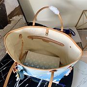 Forubags Louis Vuitton Neverfull MM Monogram Blue Pastel - M45678 – 32x29x17 cm - 5