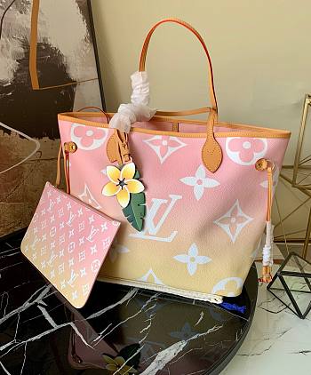 Forubags Louis Vuitton Neverfull MM Monogram Light Pink Pastel - M45680 – 32x29x17 cm