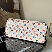 Forubags Louis Vuitton Neverfull Monogram Poker White - M57462 – 31x28x14 cm - 5