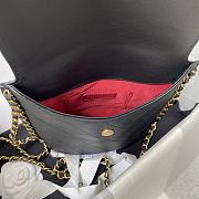 Forubags Chanel SMALL HOBO BAG Calfskin & Gold-Tone Metal Black - AS2542 – 19x23x7 cm - 4