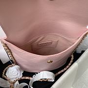 Forubags Chanel SMALL HOBO BAG Calfskin & Gold-Tone Metal Pink - AS2542 – 19x23x7 cm - 4