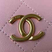 Forubags Chanel SMALL HOBO BAG Calfskin & Gold-Tone Metal Pink - AS2542 – 19x23x7 cm - 2