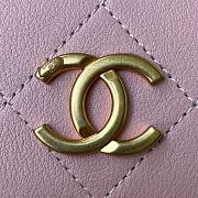 Forubags Chanel SMALL HOBO BAG Calfskin & Gold-Tone Metal Blush Pink - AS2542 – 19x23x7 cm - 4