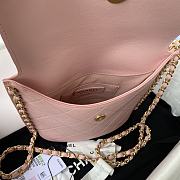 Forubags Chanel SMALL HOBO BAG Calfskin & Gold-Tone Metal Blush Pink - AS2542 – 19x23x7 cm - 2