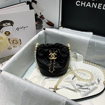 Forubags Chanel Bucket Jewellery Mini Pearl Drawstring Reference - AS2529 – 12x 12x 12 cm