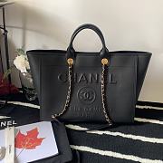 Forubags Chanel Large Tote Calfskin & Gold-Tone Metal Black - B05493 –30x50x22 cm - 1