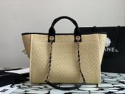 Forubags Chanel Large Deauville Shopping Bag Beige - A66941 - 38cm  - 4