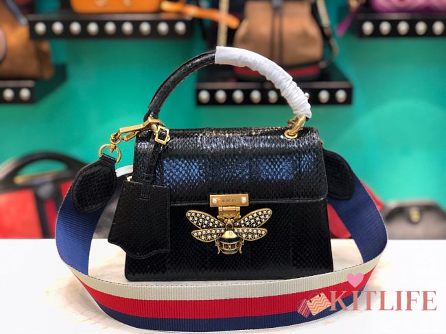 Forubags Gucci Queen Margaret Black - 476541 -  25.5x17x13 cm - 1