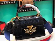 Forubags Gucci Queen Margaret Black - 476541 -  25.5x17x13 cm - 6