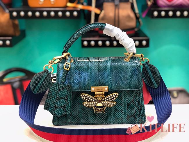 Forubags Gucci Queen Margaret Green - 476541 -  25.5x17x13 cm  - 1