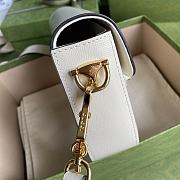 Forubags Gucci Horsebit Mini Leather White - 658574 -  20.5x14x5 cm  - 4