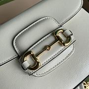 Forubags Gucci Horsebit Mini Leather White - 658574 -  20.5x14x5 cm  - 3