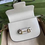 Forubags Gucci Horsebit Mini Leather White - 658574 -  20.5x14x5 cm  - 2