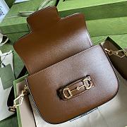 Forubags Gucci Horsebit Mini Leather Brown - 658574 -  20.5x14x5 cm (With 2 straps) - 5