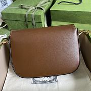 Forubags Gucci Horsebit Mini Leather Brown - 658574 -  20.5x14x5 cm (With 2 straps) - 3