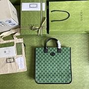 Forubags Gucci Multicolour Canvas Tote Green - 550763 -  33.5x31.5x7.5 cm - 3