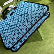 Forubags Gucci Multicolour Canvas Tote Blue - 550763 -  33.5x31.5x7.5 cm - 3