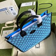 Forubags Gucci Multicolour Canvas Tote Blue - 550763 -  33.5x31.5x7.5 cm - 2
