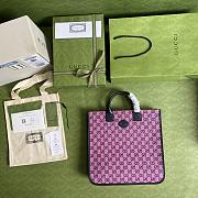 Forubags Gucci GG Marmont Canvas Tote Pink - 550763 -  33.5x31.5x7.5 cm - 4