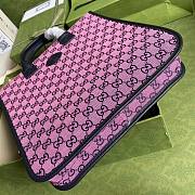 Forubags Gucci GG Marmont Canvas Tote Pink - 550763 -  33.5x31.5x7.5 cm - 5