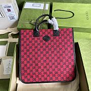 Forubags Gucci Multicolour Canvas Tote Red - 550763 - 33.5x31.5x7.5 cm - 1