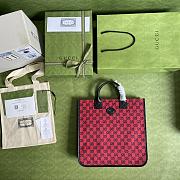 Forubags Gucci Multicolour Canvas Tote Red - 550763 - 33.5x31.5x7.5 cm - 3