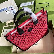 Forubags Gucci Multicolour Canvas Tote Red - 550763 - 33.5x31.5x7.5 cm - 6