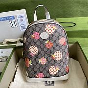 Forubags Gucci GG with Apple Backpack- 552884 – 22x29x12cm - 1