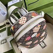 Forubags Gucci GG with Apple Backpack- 552884 – 22x29x12cm - 5