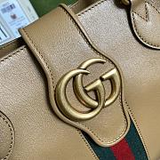 Forubags Gucci GG Tote Brown Leather- 652680 – 28x26x8.5 cm - 3