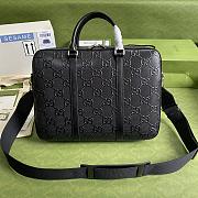 Forubags Gucci GG Embossed Briefcase - 658573 – 40×29×6cm - 2
