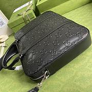 Forubags Gucci GG Embossed Briefcase - 658573 – 40×29×6cm - 4