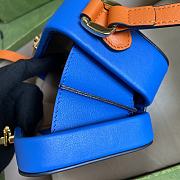 Forubags Gucci Interlocking G Blue/ Orange Peel- 658230 – 17x10x5.5 cm - 6