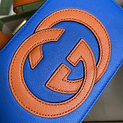 Forubags Gucci Interlocking G Blue/ Orange Peel- 658230 – 17x10x5.5 cm - 2