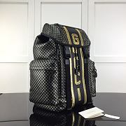 Forubags Gucci GG Dapper Dan Black/ Gold Backpack- 536413– W32xH45xD14 cm - 4