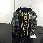 Forubags Gucci GG Dapper Dan Black/ Gold Backpack- 536413– W32xH45xD14 cm - 5