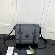 Forubags Gucci GG Messenger Black Leather Bag – 658542 – W28xH24xD8.5 cm - 1