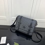 Forubags Gucci GG Messenger Black Leather Bag – 658542 – W28xH24xD8.5 cm - 6