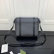 Forubags Gucci GG Messenger Black Leather Bag – 658542 – W28xH24xD8.5 cm - 5