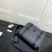 Forubags Gucci GG Messenger Black Leather Bag – 658542 – W28xH24xD8.5 cm - 4