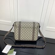 Forubags Gucci GG Messenger Brown Leather Bag – 658542 – W28xH24xD8.5 cm - 3