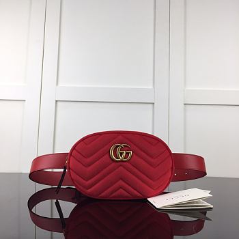 Forubags Gucci GG Marmont Matelasse Red – 476434 – W.18xH.11xD.5 cm