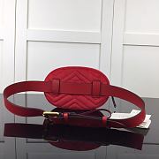 Forubags Gucci GG Marmont Matelasse Red – 476434 – W.18xH.11xD.5 cm - 2