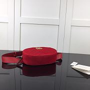 Forubags Gucci GG Marmont Matelasse Red – 476434 – W.18xH.11xD.5 cm - 4