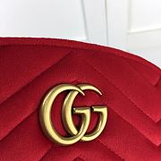 Forubags Gucci GG Marmont Matelasse Red – 476434 – W.18xH.11xD.5 cm - 5
