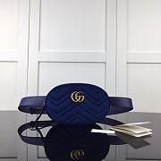 Forubags Gucci GG Marmont Matelasse Dark Blue – 476434 – W.18xH.11xD.5 cm - 1