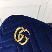 Forubags Gucci GG Marmont Matelasse Dark Blue – 476434 – W.18xH.11xD.5 cm - 4