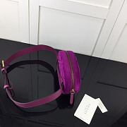 Forubags Gucci GG Marmont Matelasse Purple – 476434 – W.18xH.11xD.5 cm - 4